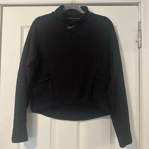 Nike Running Division Therma Fit Black Oversized Fit Pullover sweater